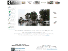 Tablet Screenshot of moonlake-resort.com